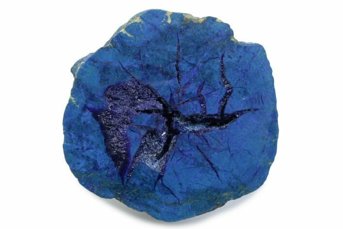 Vivid Blue Cut/Polished Azurite Nodule - Siberia #379911